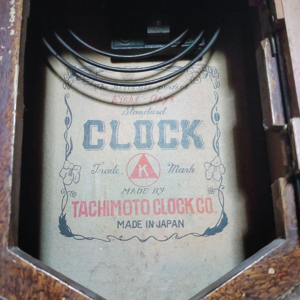 【希少品】舘本（タチモト）時計 変わり時計 ボンボン時計 柱時計
