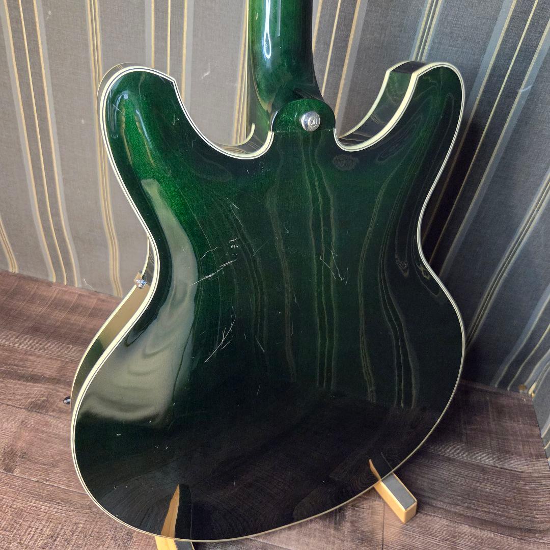 激レア 1970年頃 セミアコ　YAMAHA ヤマハ　SA-50 グリーン　緑