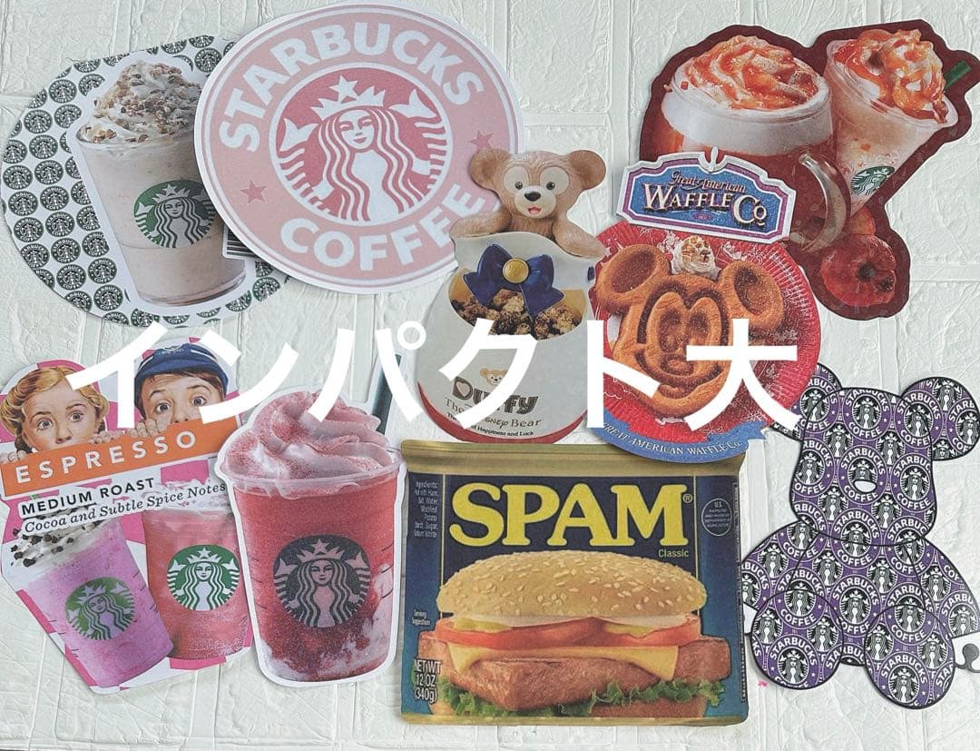 アメキャラおすそ分けファイル&スタバコーヒー系＆スヌ気まぐれ限定1セット増量レア