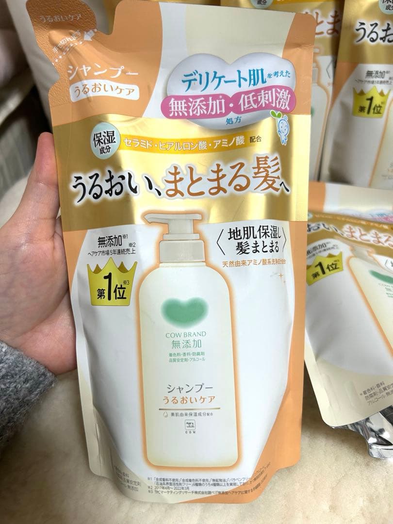 Cow Brand カウブランド 無添加シャンプー リンス うるおいケア