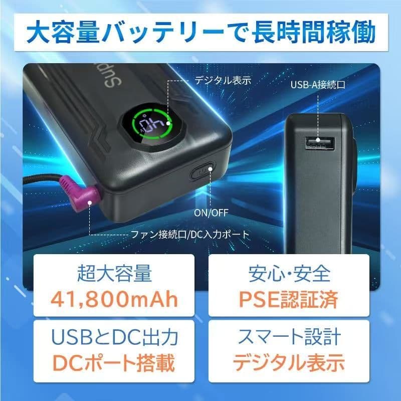 Suplin 空調ファンセット 40V 41,800mAh