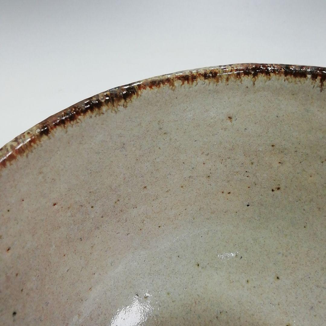 Ｓ３３８　茶碗　『灰釉　平成　令和』『中村良二作』　共箱　抹茶碗　茶道具