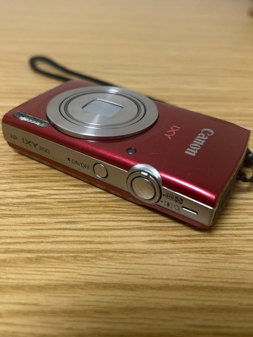 Canon キャノン IXY 200 レッド イクシー デジタル カメラ　中古