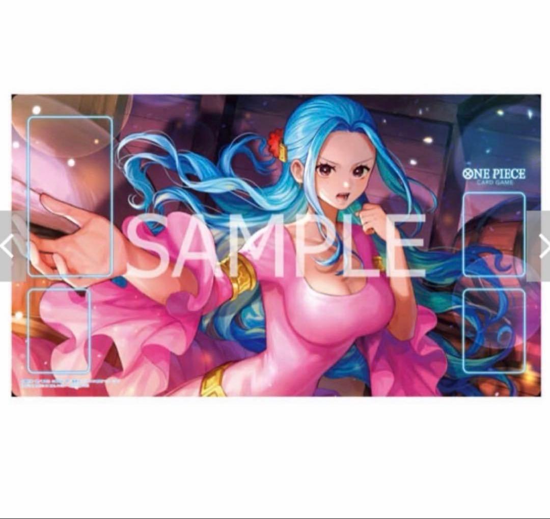 ワンピースカードゲーム オフィシャルプレイマット ネフェルタリ・ビビ プロモ付き
