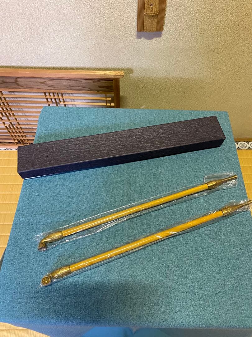 【本日限定】茶道具/莨盆 銀杏透 手付煙草盆 山本貞斎 造 鵬雲斎好 煙菅2本付