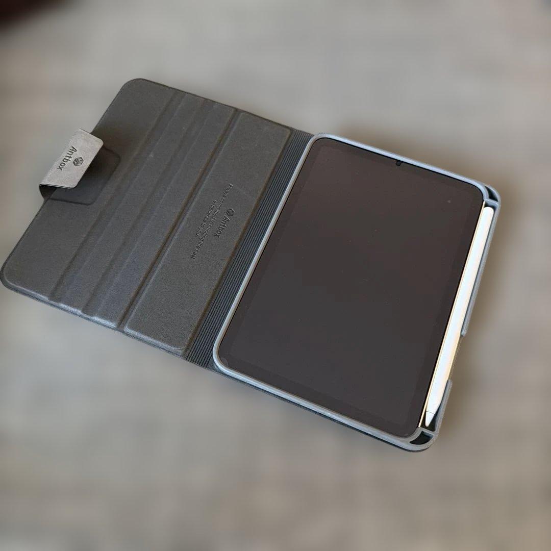 Apple iPad mini 6世代 ゴールド 本体 カバー付き_A2568