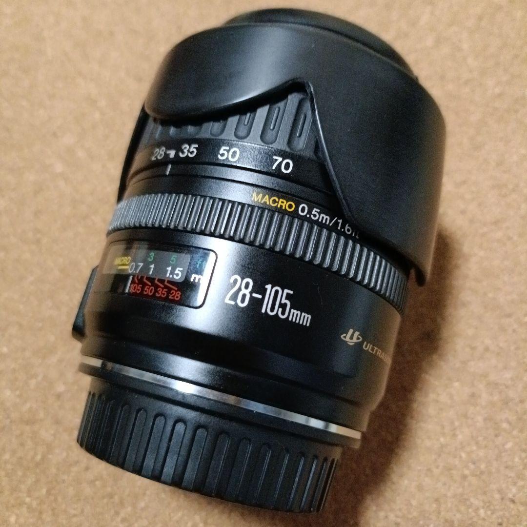 【中古】canon キャノン 28-105mm ズームレンズ フード付
