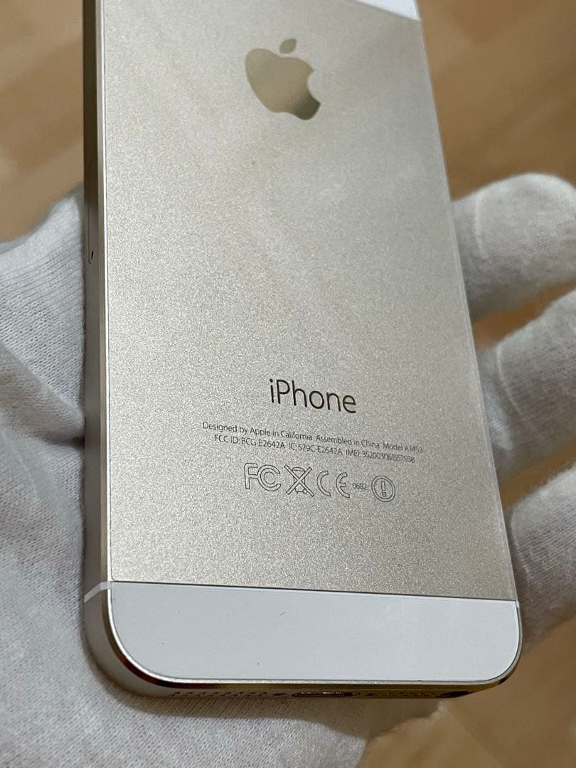 美品　Apple iPhone 5s A1453 ゴールド　16GB 箱あり