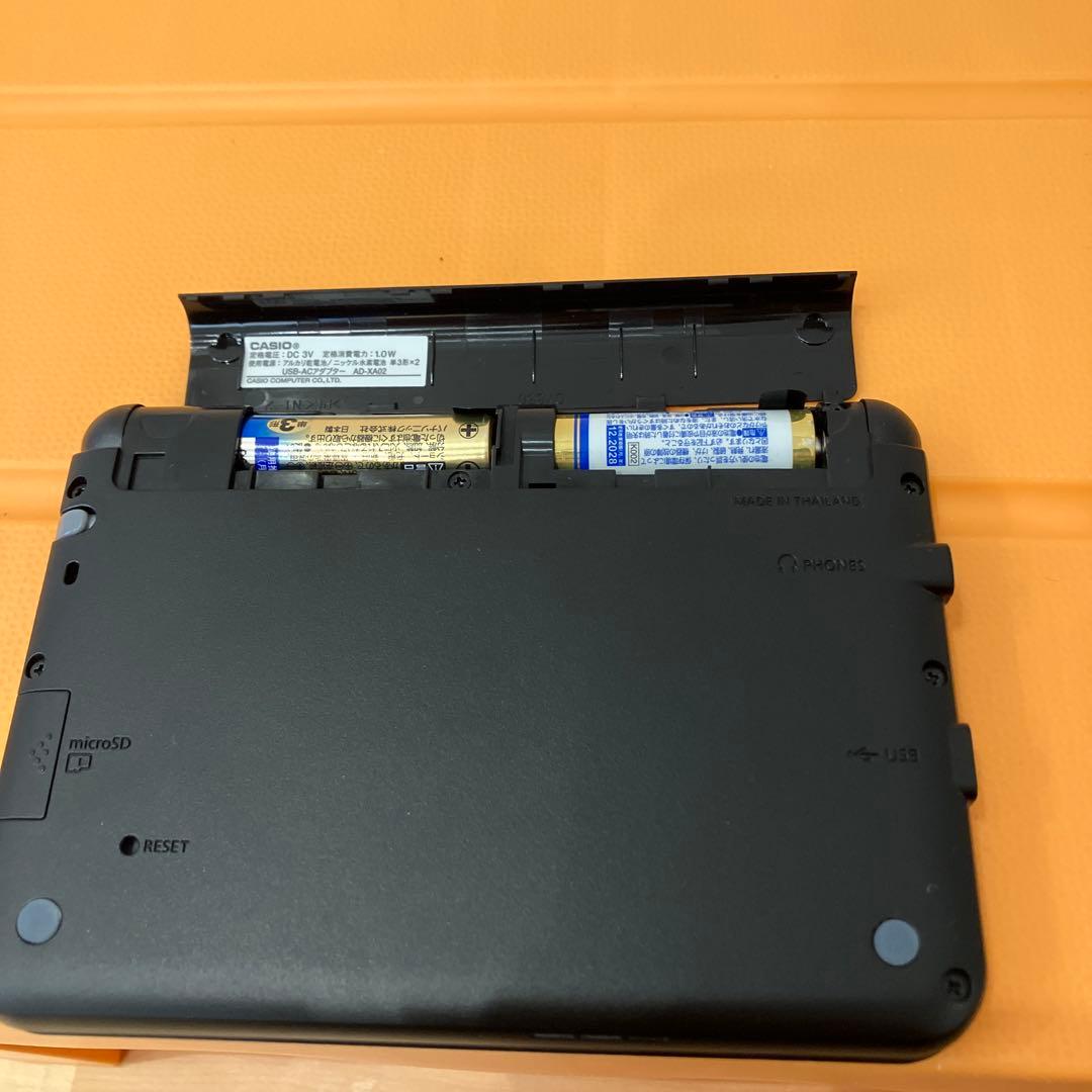 カシオ　EX-word XD-Z4800ブラック　 ケース　電池付き