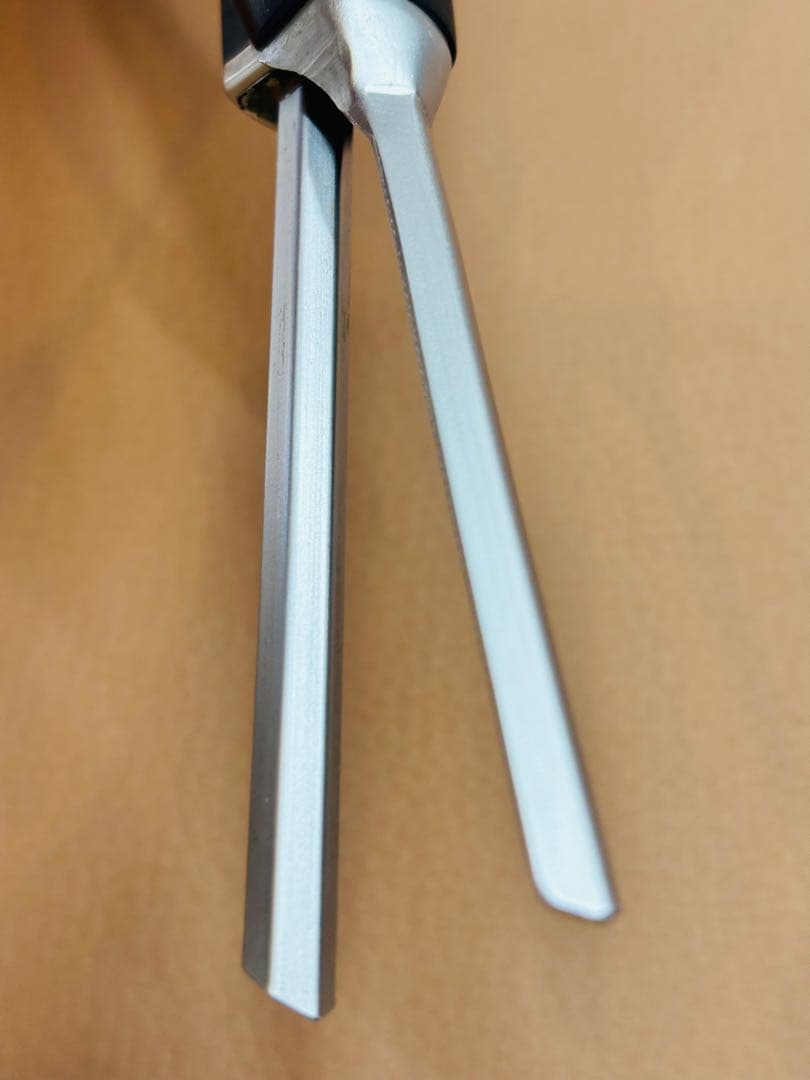 超美品　LENZ α-6レンツアイロン クシ目　5角6㎜　理容アイロン