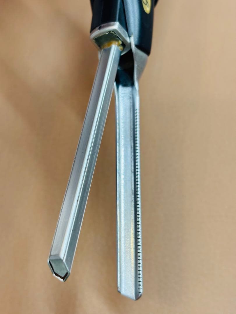 超美品　LENZ α-6レンツアイロン クシ目　5角6㎜　理容アイロン