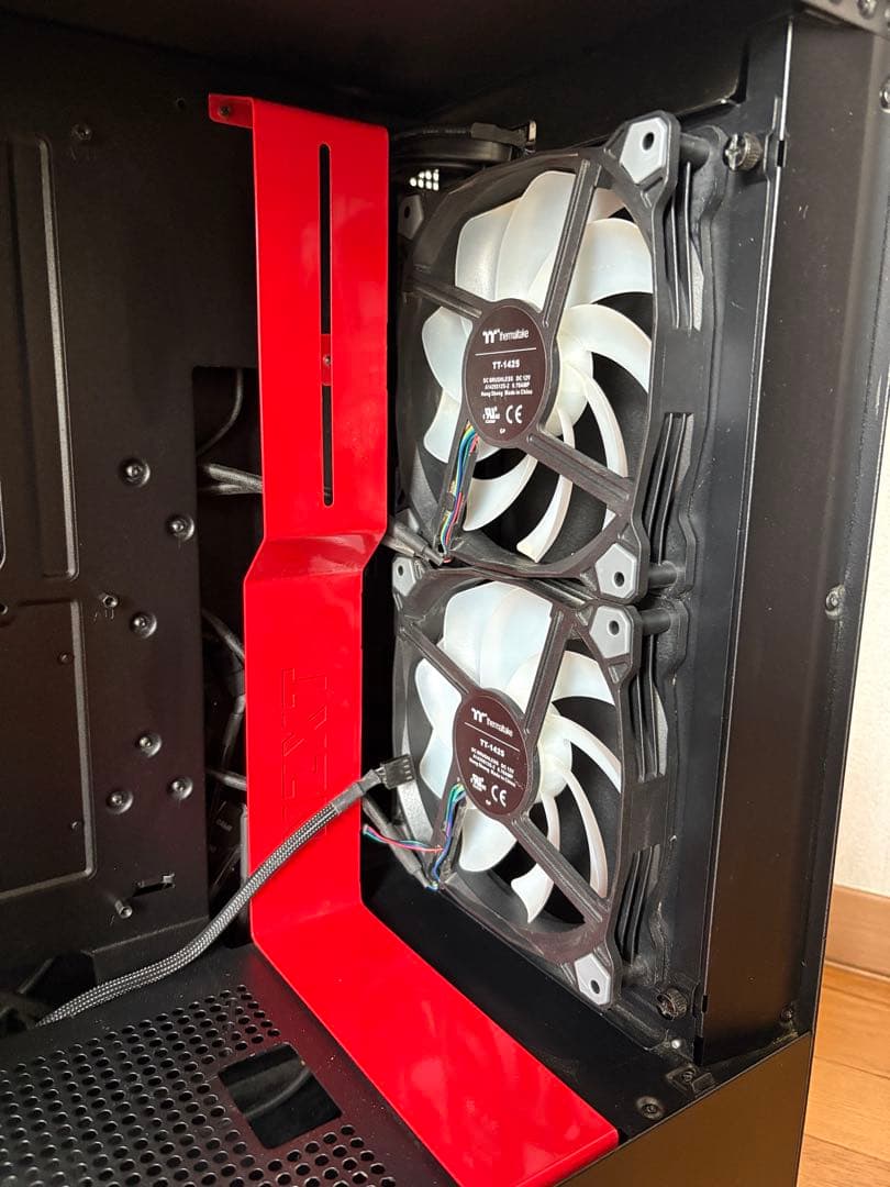 NZXT H500 CA-H500B-BR [マットブラック+レッド]
