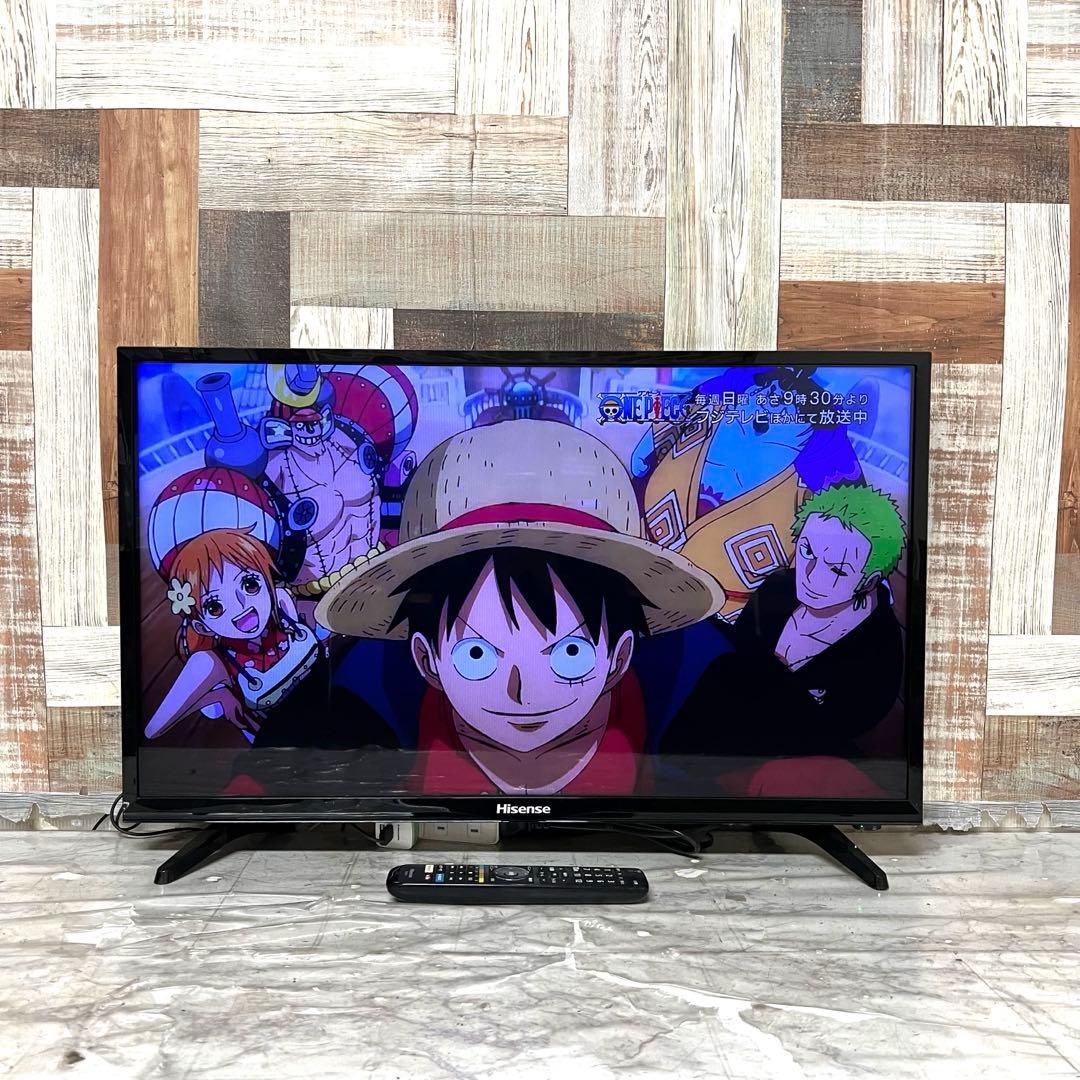 全国送料込❣️ハイセンス32型V液晶テレビ YouTube、U-NEXT⚪︎