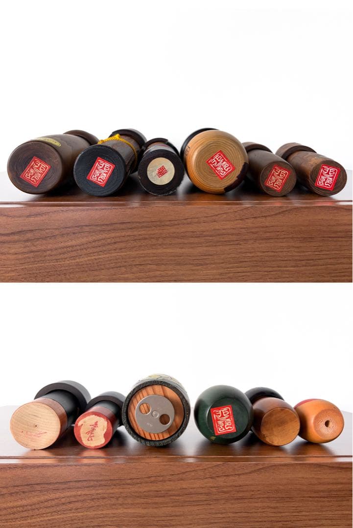 創作 こけし セット まとめ まとめて レトロ 卯三郎 季 kokeshi 人形