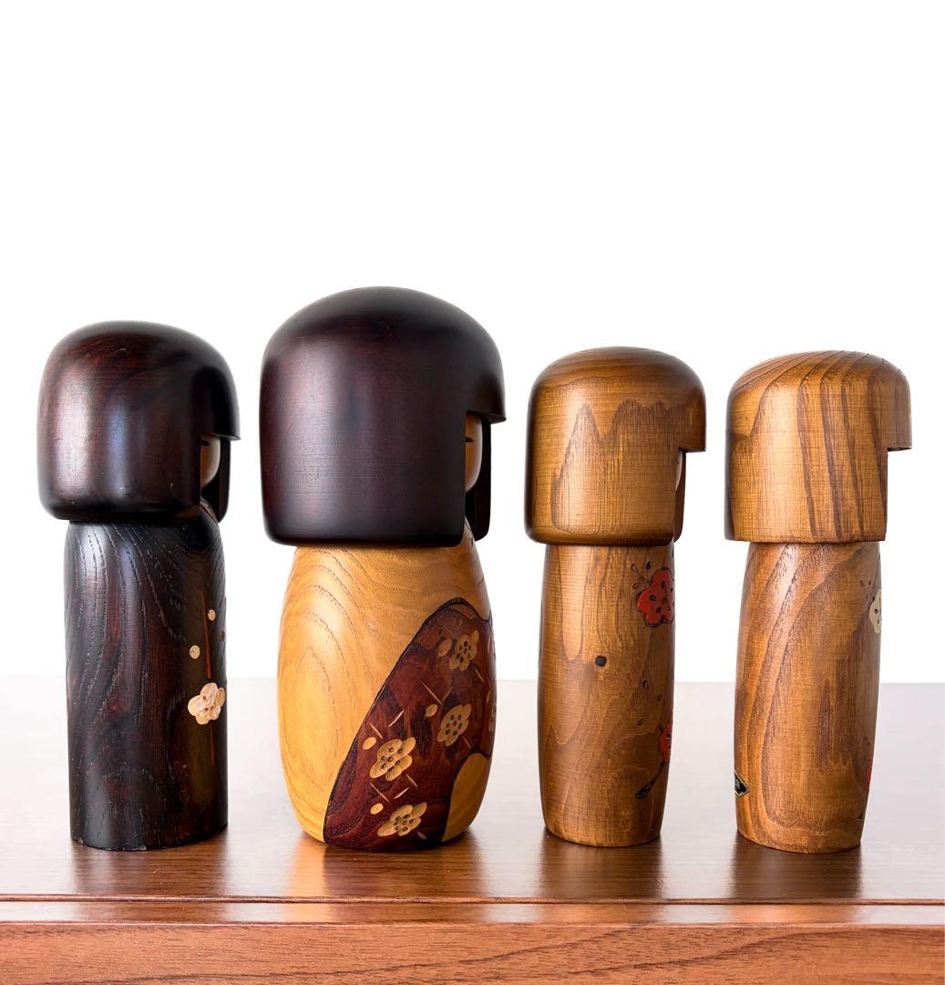 創作 こけし セット まとめ まとめて レトロ 卯三郎 季 kokeshi 人形