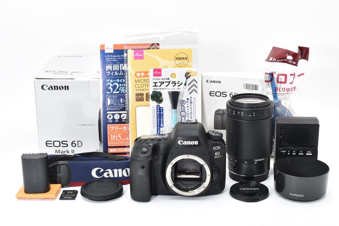 デジタル一眼レフカメラCanon EOS 6D Mark II 望遠レンズセット