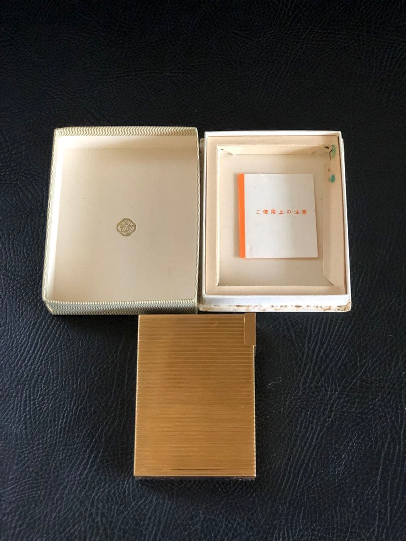 アンティーク　資生堂コンパクト　1950年代　真鍮製　未使用品　非売品