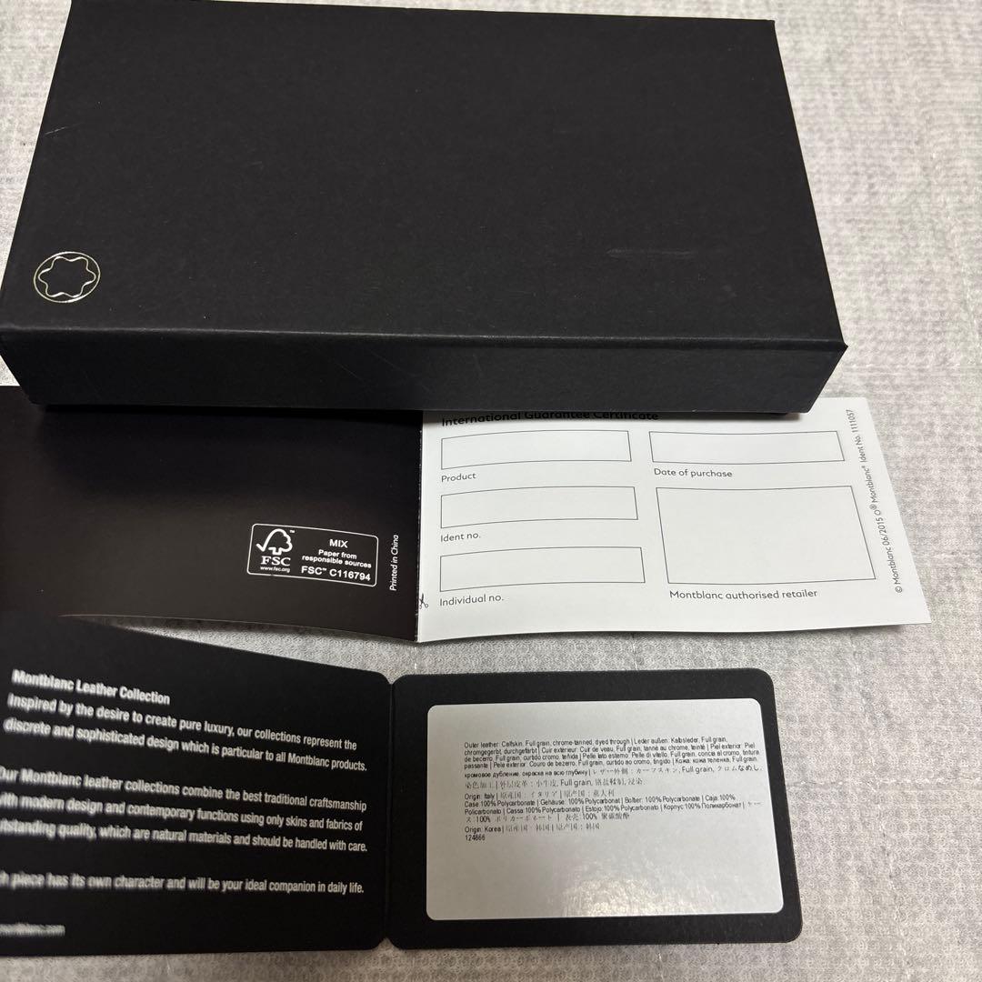 ②美品　モンブラン Montblanc iPhone XR ケース