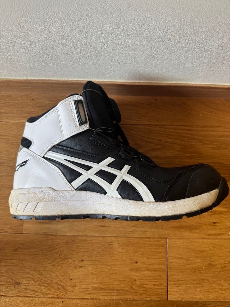 アシックス　CP304 BOA安全靴 白/黒