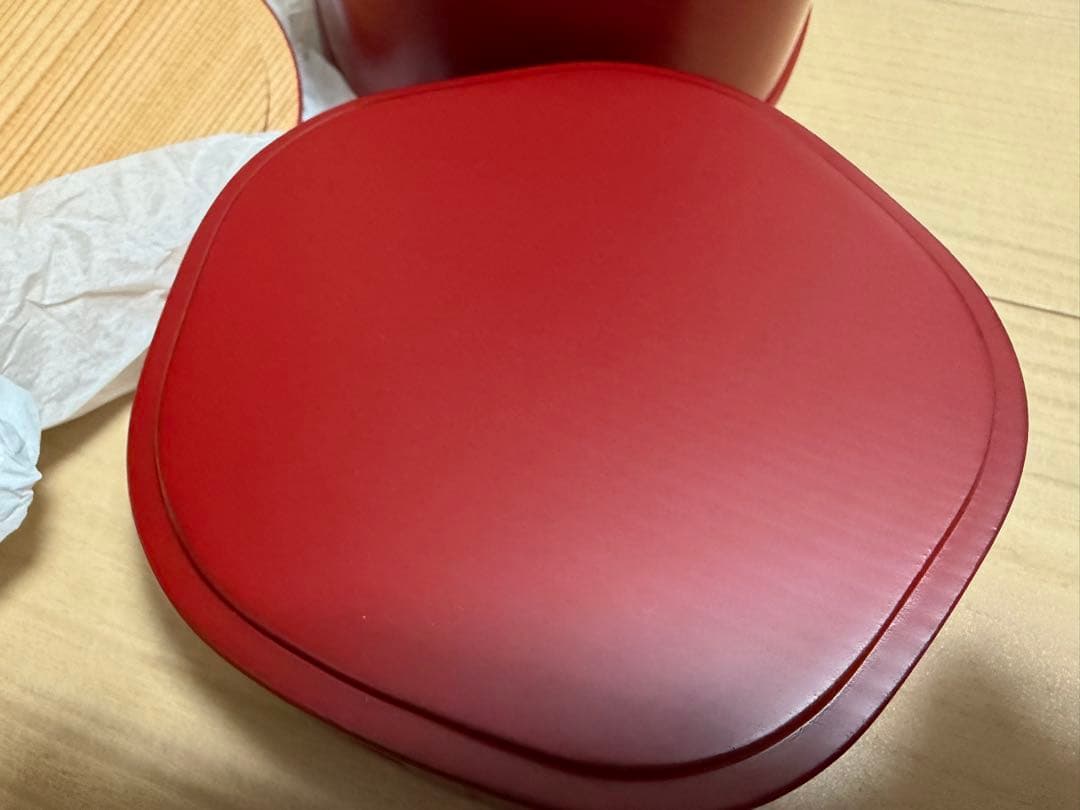 うるみ工芸 浄法寺塗 本朱 梅花弁当