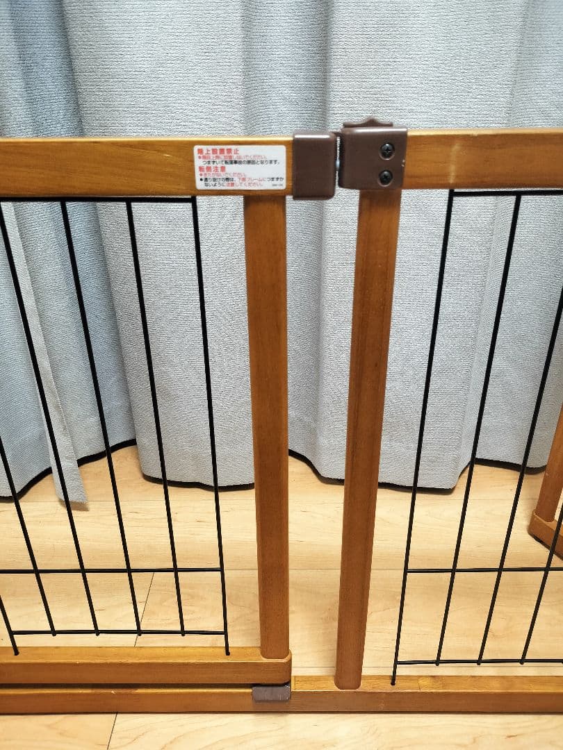 ペット用 木製おくだけドア付ゲート L リッチェル