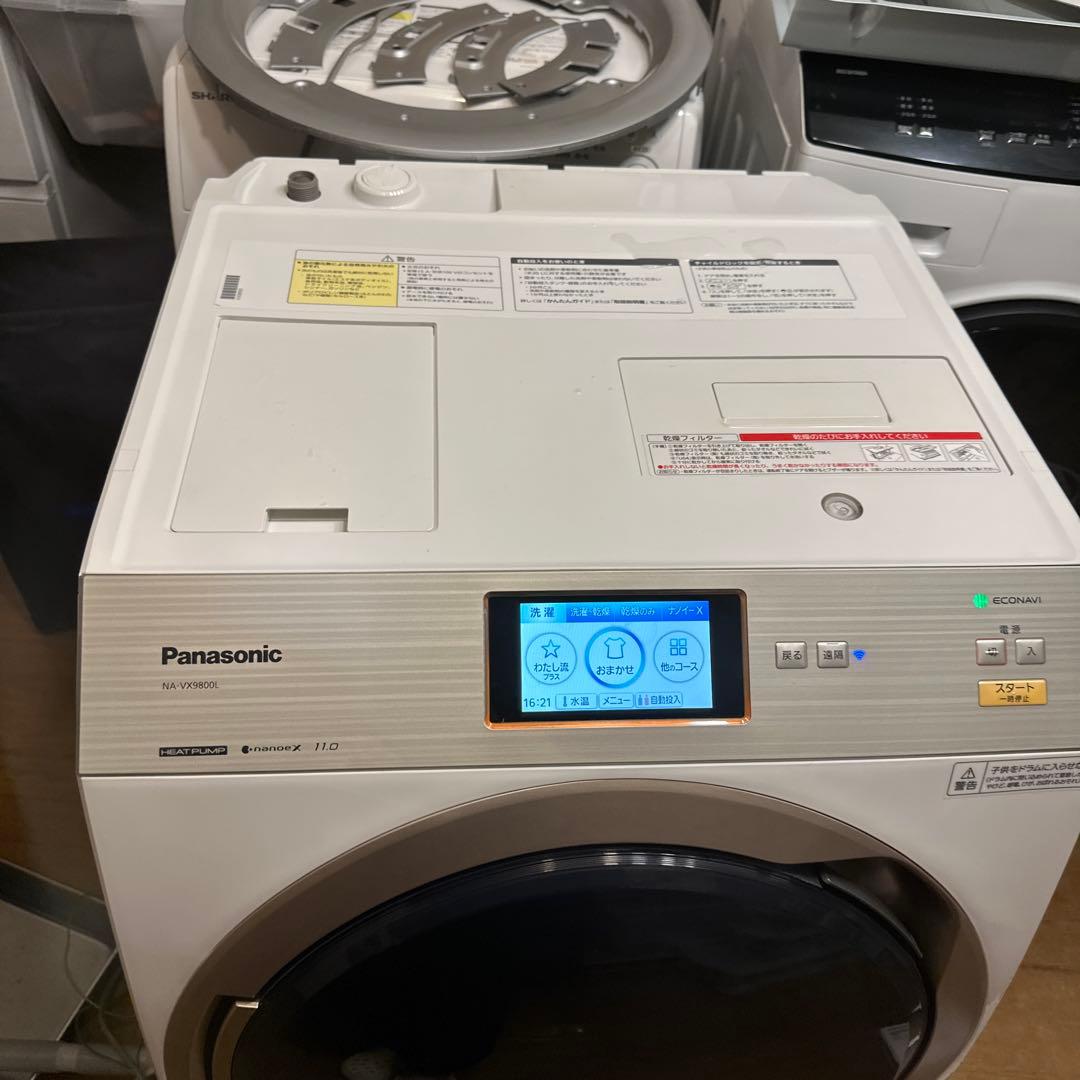 分解清掃済み　パナソニック　 NA-VX9900L ドラム式洗濯乾燥機