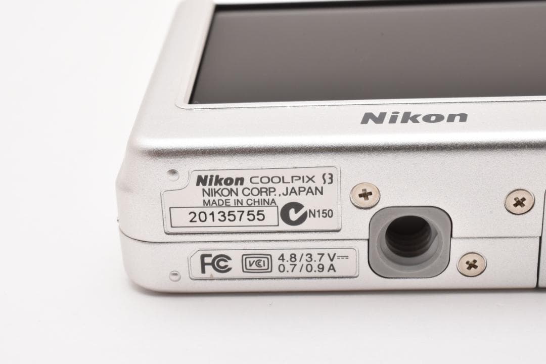 【美品】Nikon COOLPIX S3 フロストシルバー　動作確認済