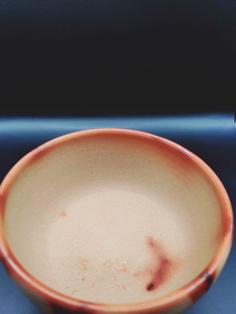 4-601 備前緋襷茶碗　備前焼　茶碗　工芸品　陶芸　陶器