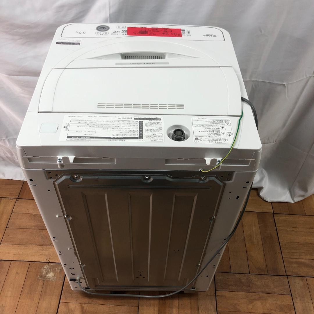 シャープ　全自動洗濯機　2023年製　ES-GE5H-W　高年式 O