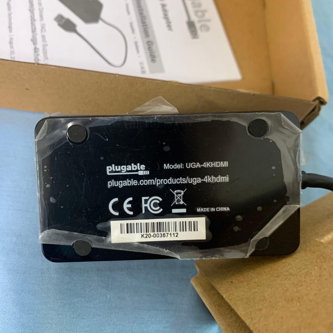 Plugable USB 3.0 4K HDMIアダプター