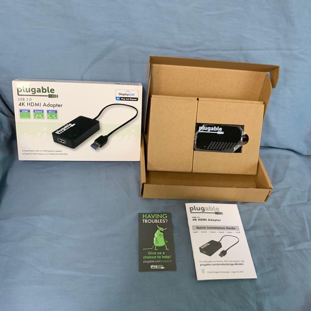 Plugable USB 3.0 4K HDMIアダプター