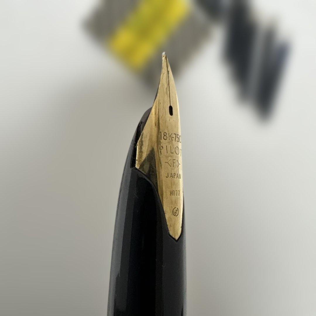 パイロット万年筆 18K 750 ブラック インク×7