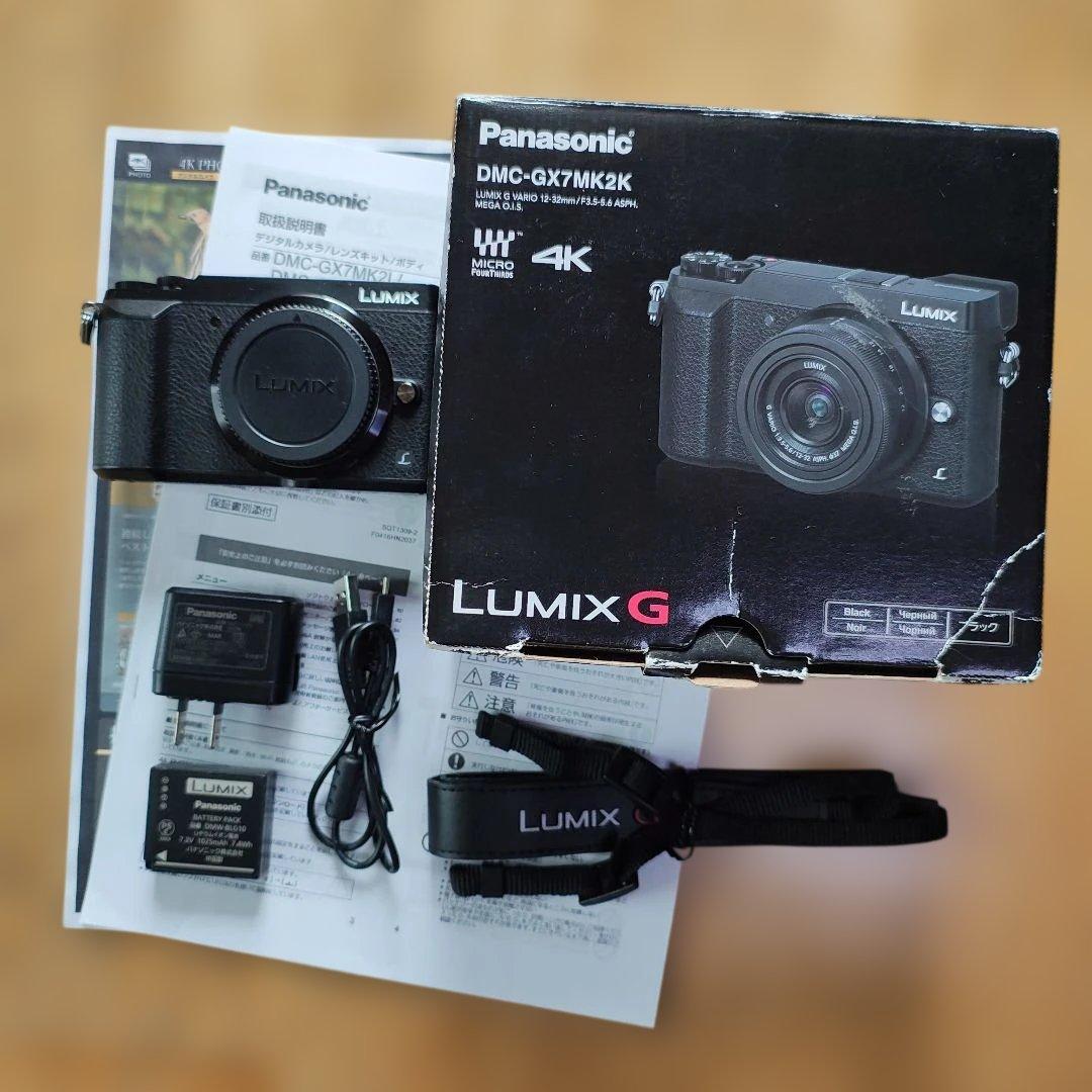 Panasonic LUMIX DMC-GX7MK2 ボディ ブラック 付属品