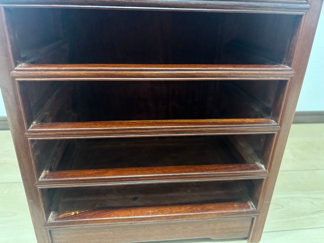 唐木家具 小物入れ 引き出し タンス 花梨無垢材 小箪笥 モダン 和風