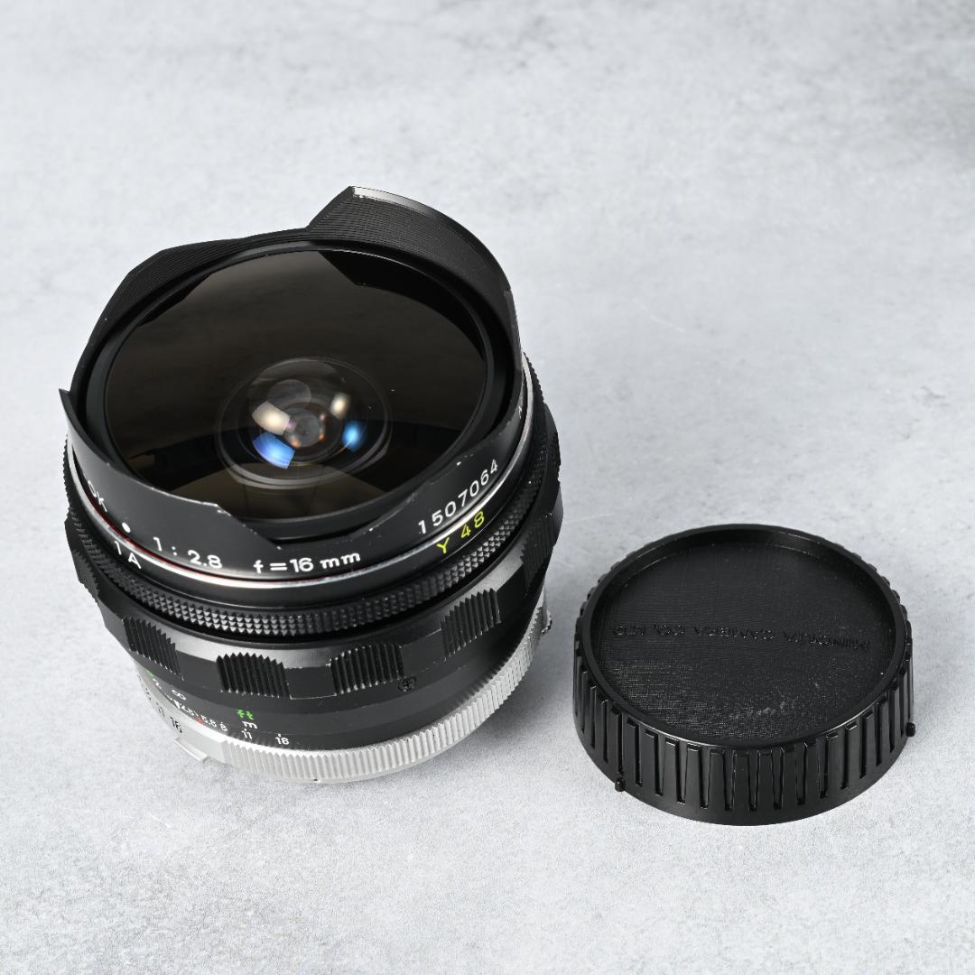 フィルムカメラ MINOLTA MC FISH-EYE ROKKOR-OK 16mm F2.8