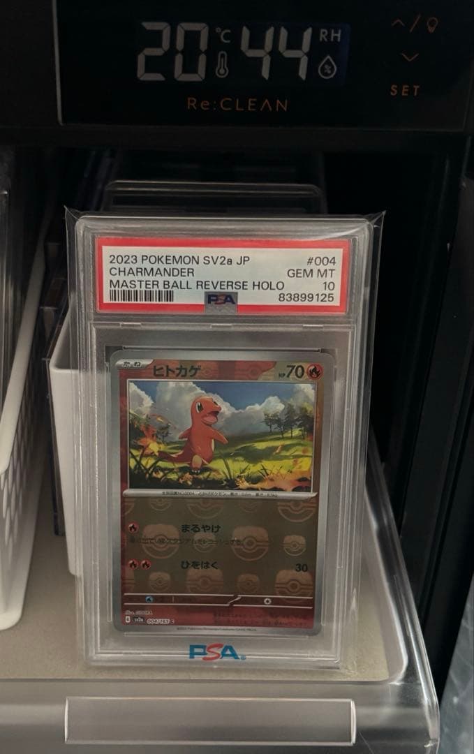 【PSA10】ヒトカゲ マスターボールミラーSV4a 防湿庫保管