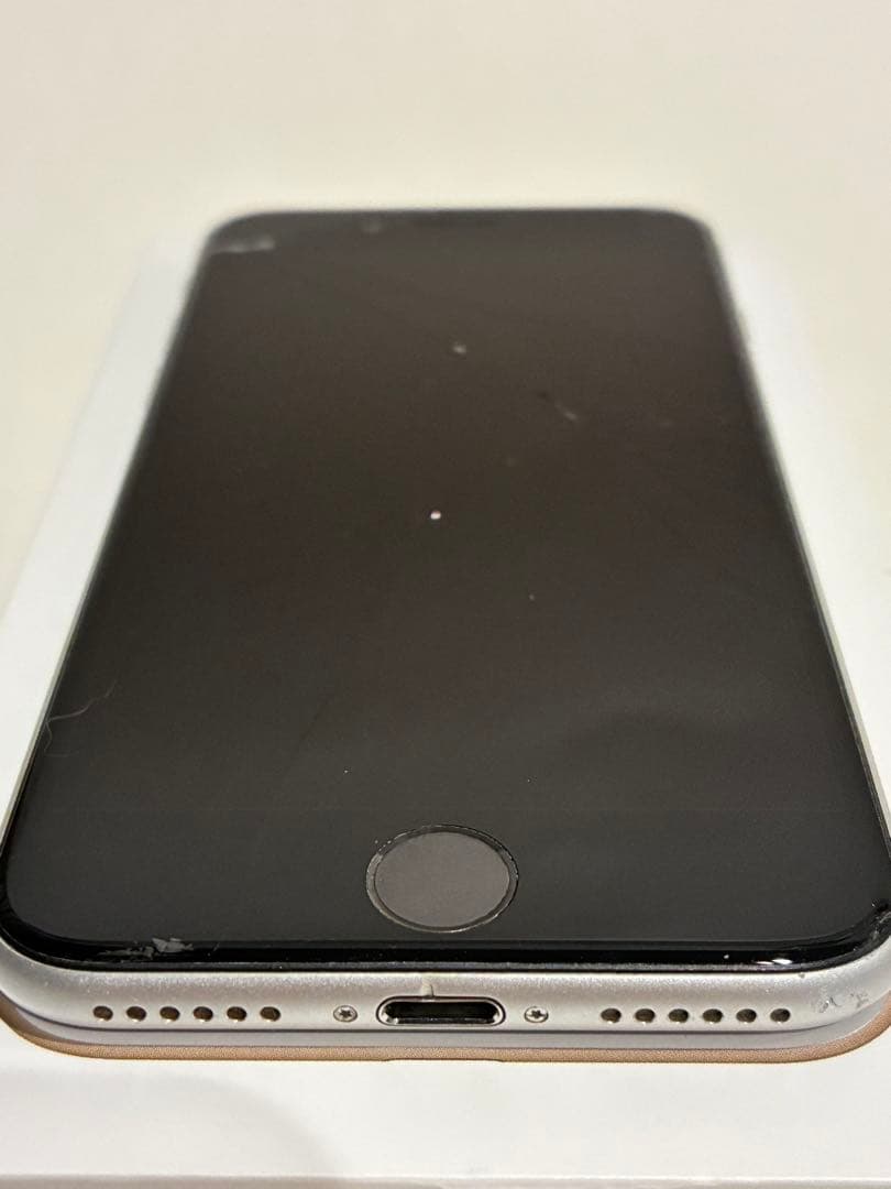 【画面割れあり】MHGQ3J/A iPhone SE2 64GB ホワイト