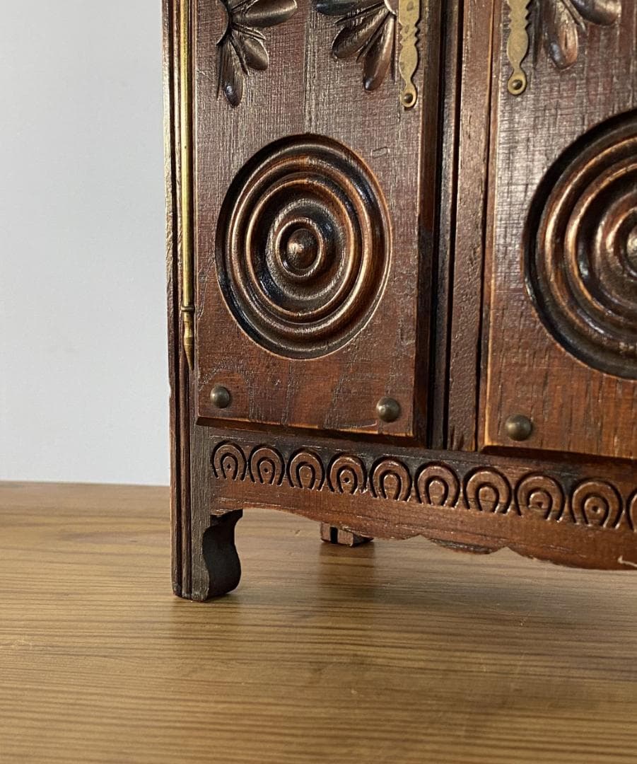 フランス アンティーク Cabinet ドール 人形 キャビネット