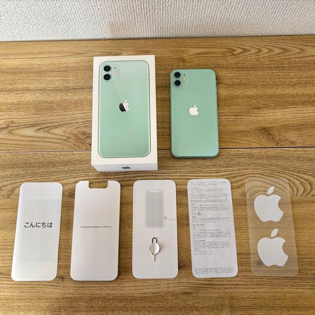 iPhone 11 128GB SIMフリー　ミントグリーン