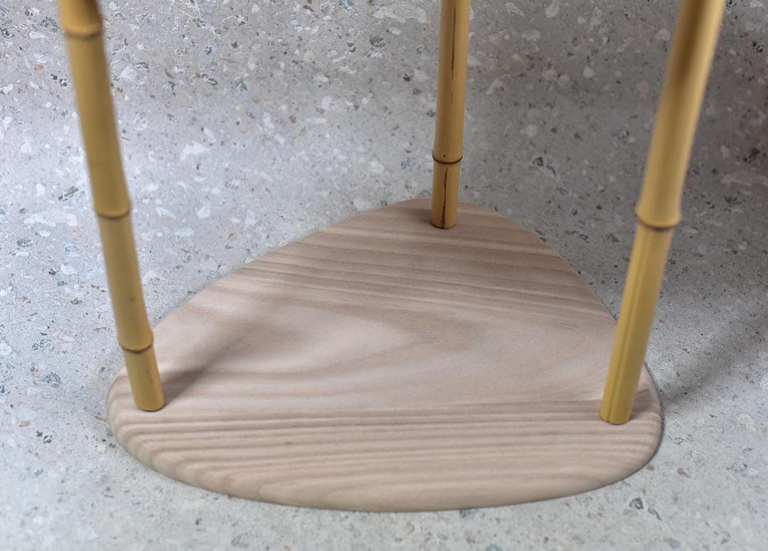 蛤卓淡々斎好写組立式【極上品】飾り棚、お茶道具／共箱