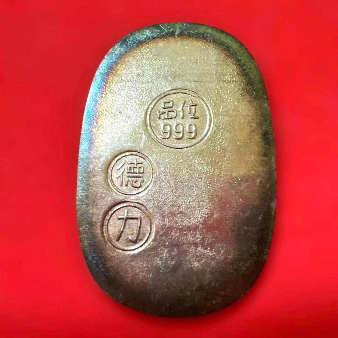 徳力　純銀小判　3.87g シルバー　999　希少　素晴らしいトーン
