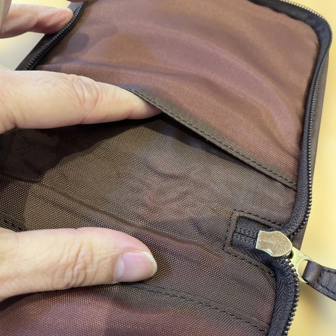 COACH ブラウン マルチケース 取扱説明書付き