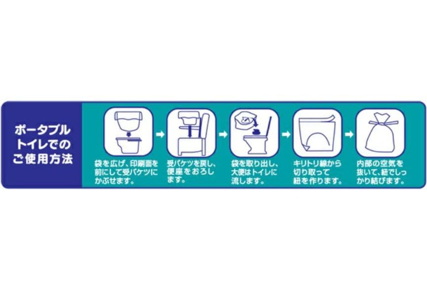 【送料無料】80枚！ポータブルトイレ処理袋 レギュラーYS-290