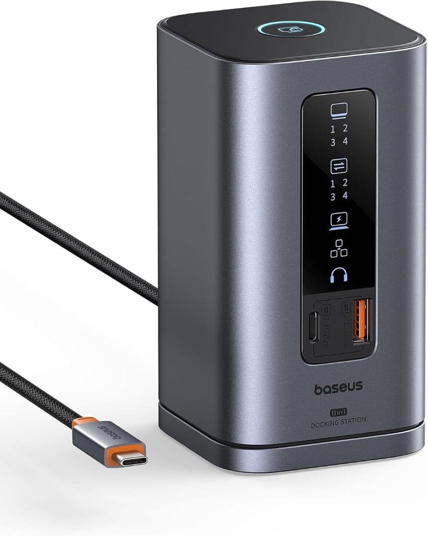 Baseus USB-C ドッキングステーション 11-in-1 4K 急速充電