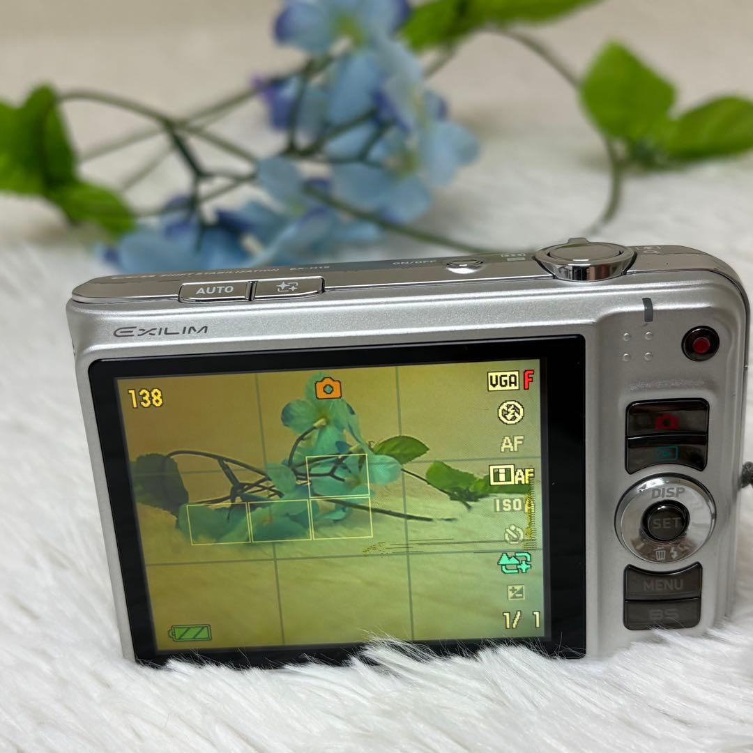 CASIO カメラ　エクシリム　EX-H15 シルバー コンデジ　動作品