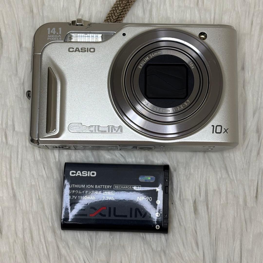 CASIO カメラ　エクシリム　EX-H15 シルバー コンデジ　動作品
