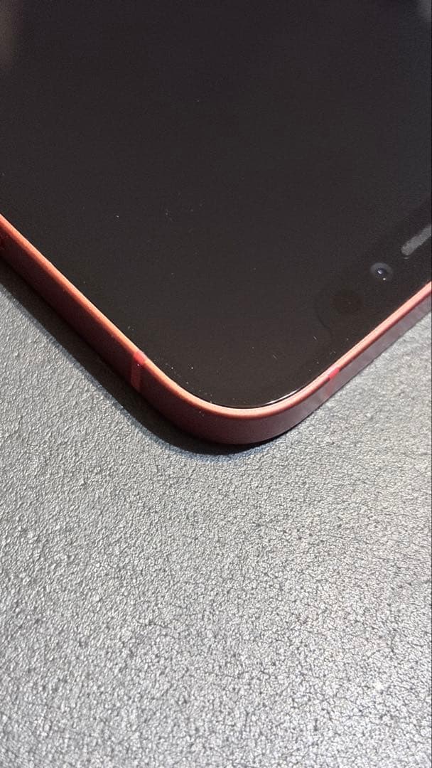 【美品】Apple iPhone 12 レッド 本体 充電ケーブル付