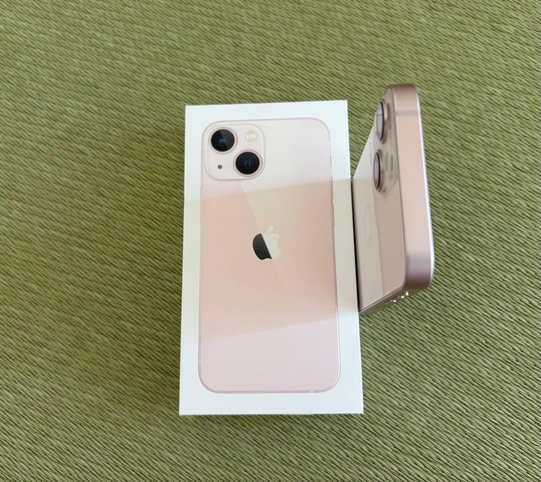 【美品】Apple iPhone 13mini ピンク 本体