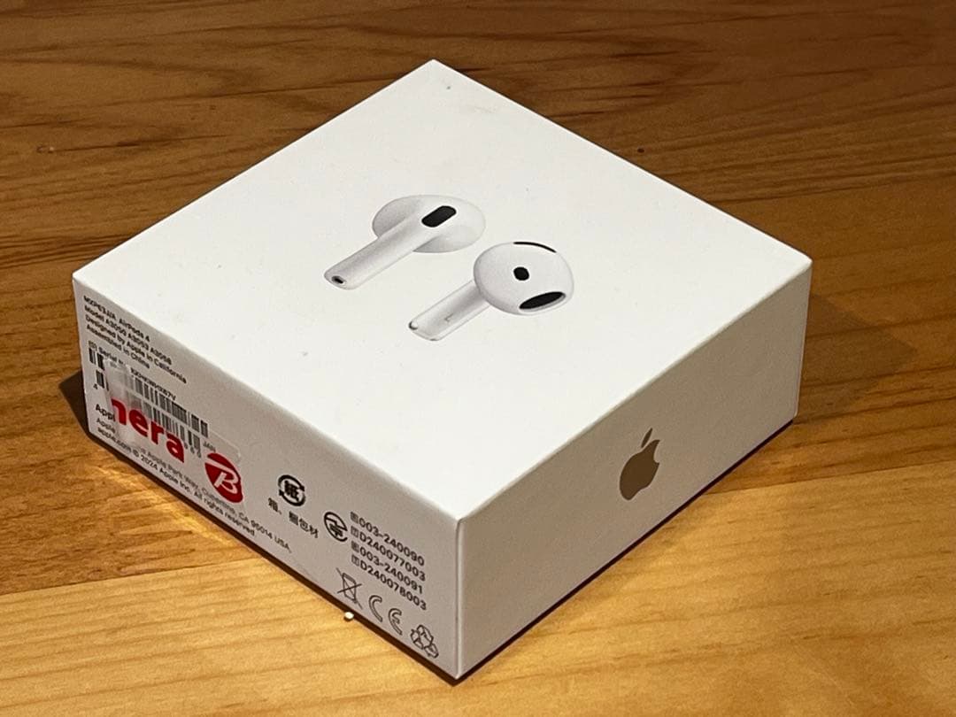 AirPods 4 MXP63J/A Apple AirPods 本体