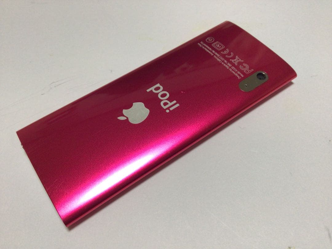 iPod nano５世代8GBピンクno.240バッテリー交換済作動品